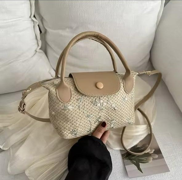 Floral Rattan bag
